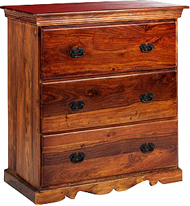 Glass Cabinet Chest of Drawers